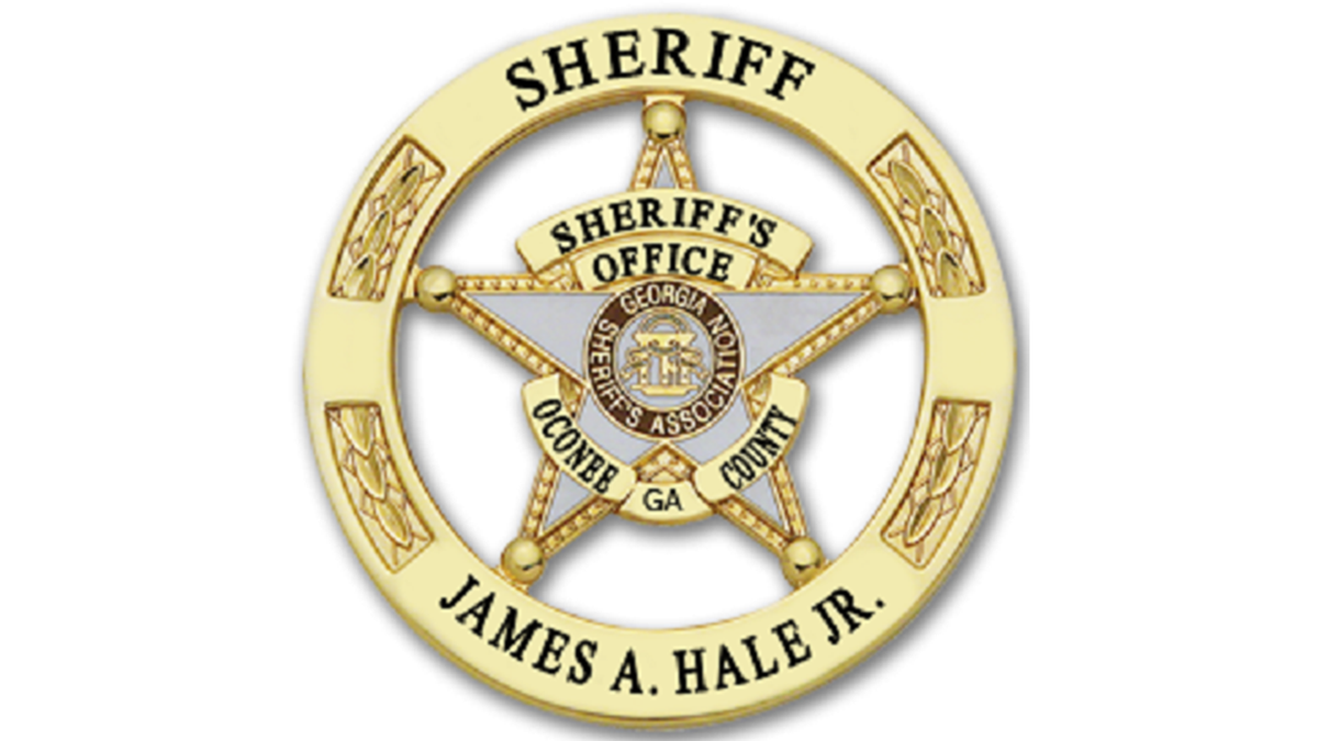 Oconee County Sheriff's badge