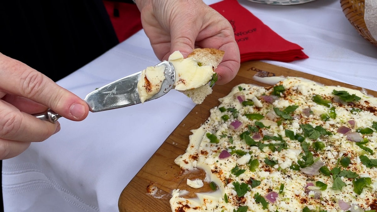 Tex-Mex butter board at University of Georgia tailgate