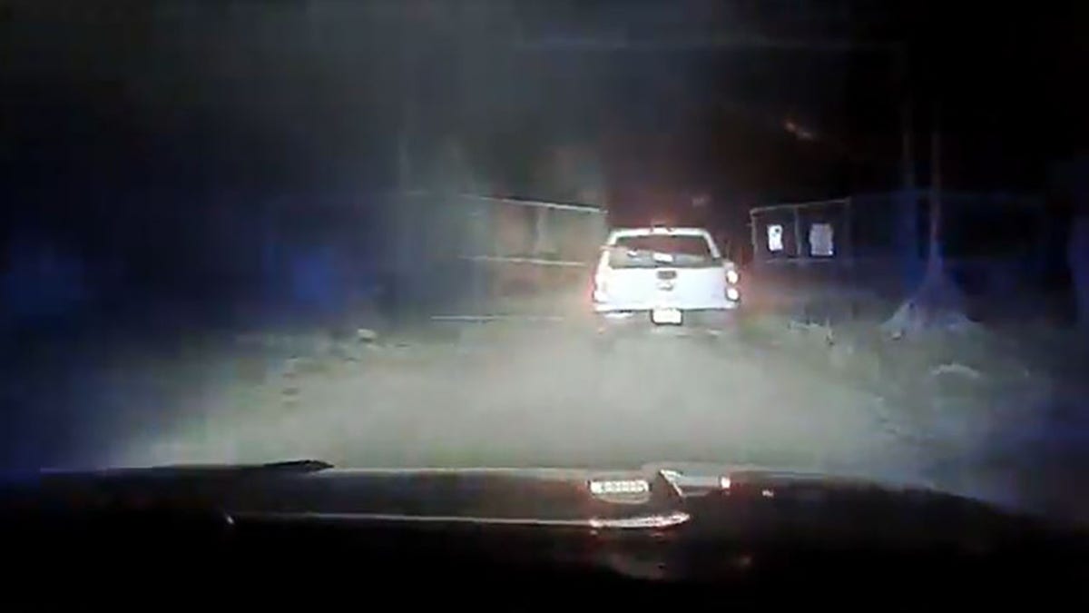 high speed chase on dirt road 