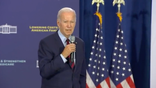 Biden giving speech