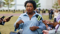 Stacey Abrams told Kamala Harris on her podcast that the American South represents what authoritarianism looks like in the U.S., dating back to 1776.