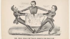 On this day in history, November 8, 1864, President Lincoln defeats Gen. McClellan to win re-election