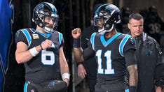 Panthers' Baker Mayfield goes viral for headbutting teammates without helmet after victory over Falcons