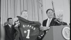 On this day in history, November 10, 1928, Notre Dame shocks Army to 'win one for Gipper' at Yankee Stadium