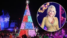 Dolly Parton brings Christmas joy to Dollywood theme park