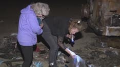 California homeless women return thousands of dollars found in burned van to owner