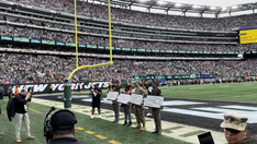 Military recruits receive full-tuition scholarships to ROTC schools at New York Jets game: ‘Truly grateful’