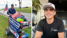 New Jersey man is walking across USA for 'unacceptable' number of homeless veterans