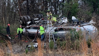 Tanker with 8,000 gallons of fuel overturns in Virginia, creating gridlock