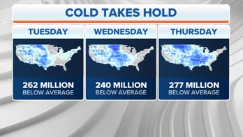 East Coast to see rain, snow through mid-week