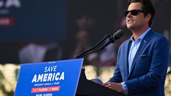 Florida Republican Matt Gaetz says 'Trump alone' must be 2024 nominee
