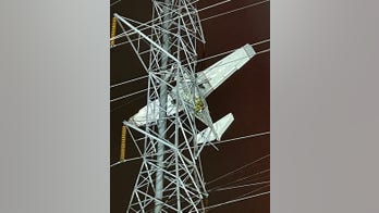 Maryland small plane crash: 2 rescued from plane tangled in power lines, power nearly restored