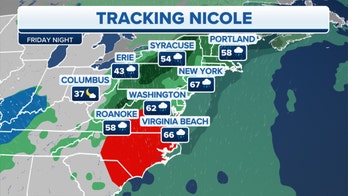 Severe weather impacts from Nicole will travel up East Coast
