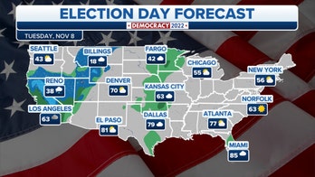 Unsettled weather in West could impact voter turnout