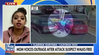 California mother enraged after suspect walks free: 'She punched my one-year-old daughter in the face'