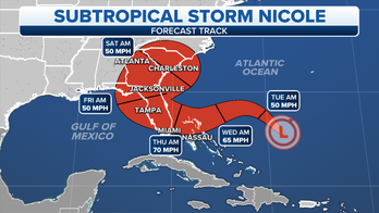 Subtropical Storm Nicole takes aim at Florida, Southeast