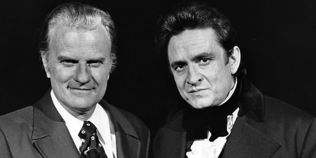 Johnny Cash, right, and Rev. Billy Graham were close friends until Cash's death in 2003. Graham passed away in 2018 at age 99.