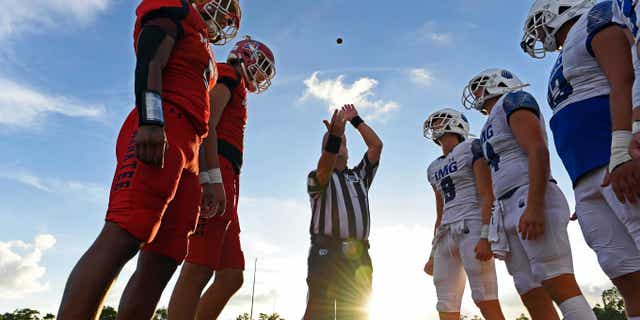 The annual Kickoff Classic, at the newly renovated Joe Kinnan Field at Hawkins Stadium in Bradenton, on Aug. 19, 2022.