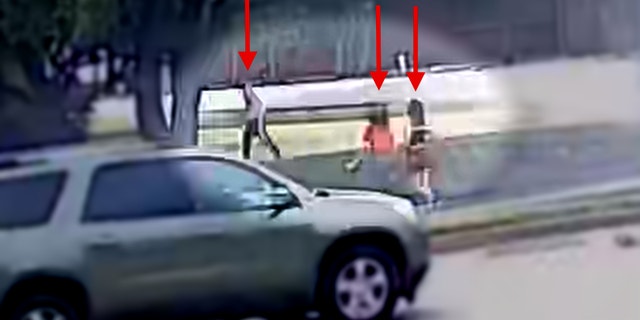 Police are looking for three teens who were involved in a hit-and-run on Monday morning.