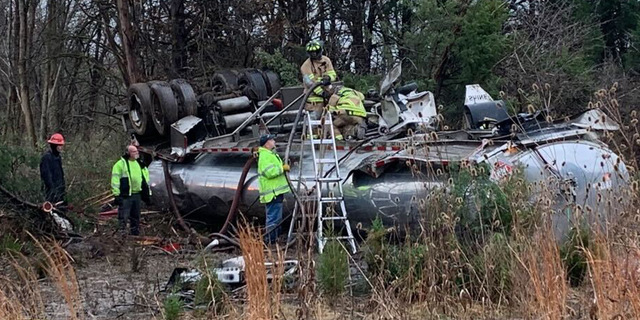 Officials say the crash happened at about 7 a.m. along the eastbound lanes of VA 7.