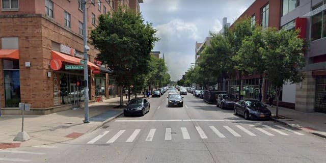 Calhoun Street by the University of Cincinnati Campus near where the alleged incident took place