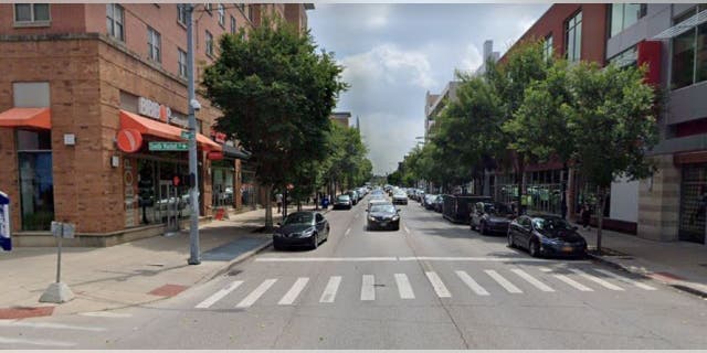 Calhoun Street by the University of Cincinnati Campus near where the alleged incident took place