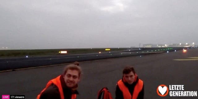 Climate Activists In Berlin Glue Themselves To Airport Runway ...