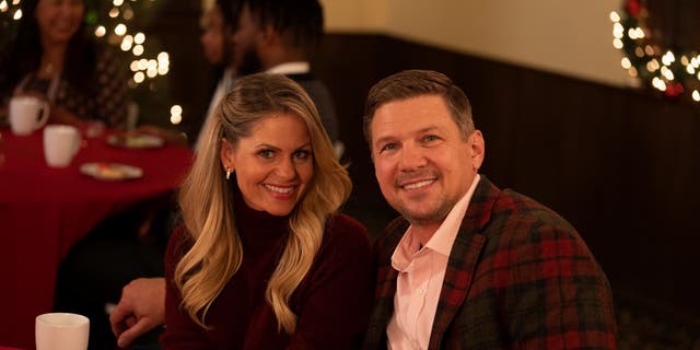 Candace Cameron Bure stars in "A Christmas... Present" with Marc Blucas.