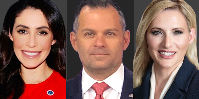 Florida Republicans Paulina Anna Luna, Cory Mills and Laurel Lee who won GOP seats in the state on Nov. 8.