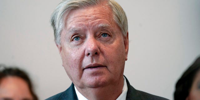 Sen. Lindsey Graham, R-S.C., speaks during a news conference on Capitol Hill, Sept. 13, 2022, in Washington.