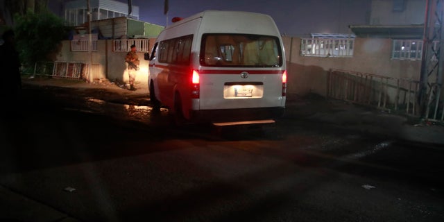 Iraqi security forces in Baghdad, Monday, Nov. 7, 2022. An American aid worker in the city was shot dead Monday in a rare killing of a foreigner in the Iraqi capital in recent years, two police officials said. .