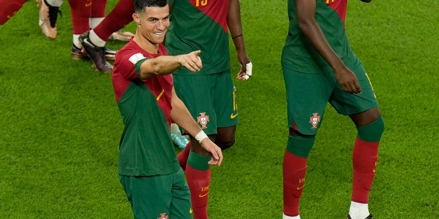 World Cup 2022: Portugal defeats Ghana 3-2, Ronaldo makes history 1 Portugal's Cristiano Ronaldo celebrates after scoring during the World Cup Group H soccer match between Portugal and Ghana, at the Stadium 974 in Doha, Qatar, Thursday, Nov. 24, 2022.