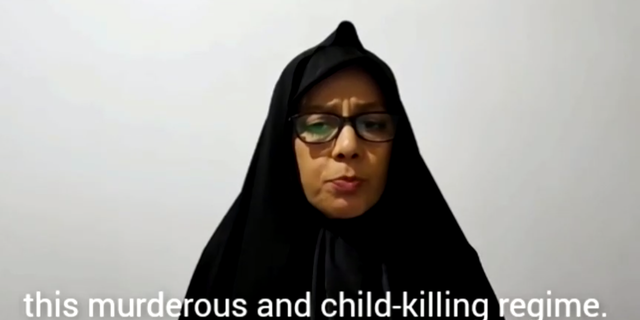 Farideh Moradkhani, Ayatollah Khomeini's niece, spoke out against her uncle and his regime in a video posted by her brother online. 