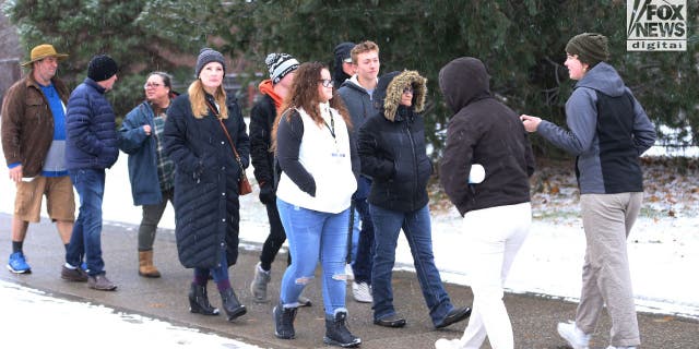 Students are seen on campus at the University of Idaho, Monday, November 28, 2022.