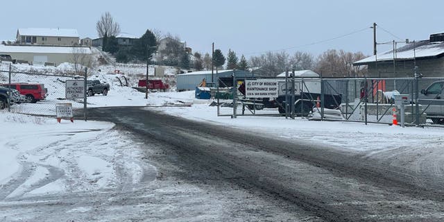 A maintenance shop where vehicles were towed as part of the investigation into the killing of four college students in Moscow, Idaho