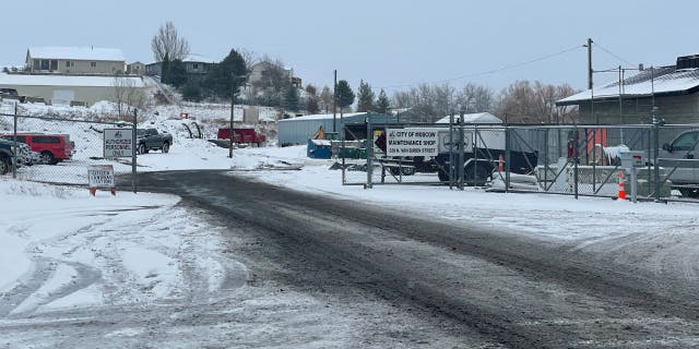 A maintenance shop where vehicles were towed as part of the investigation into the killing of four college students in Moscow, Idaho