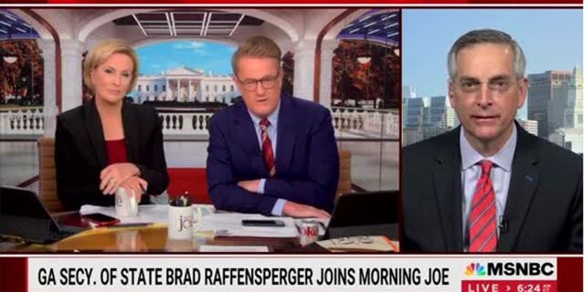 Georgia Secretary of State Brad Raffensperger joins the hosts "morning joe" On Wednesday.