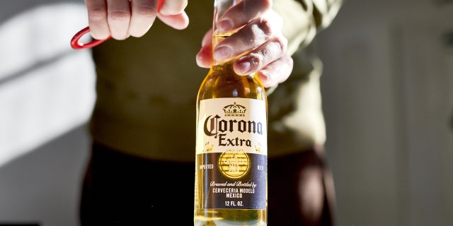 Corona Extra beer arranged in the Brooklyn Borough of New York, U.S., on Tuesday, Nov. 23, 2021.