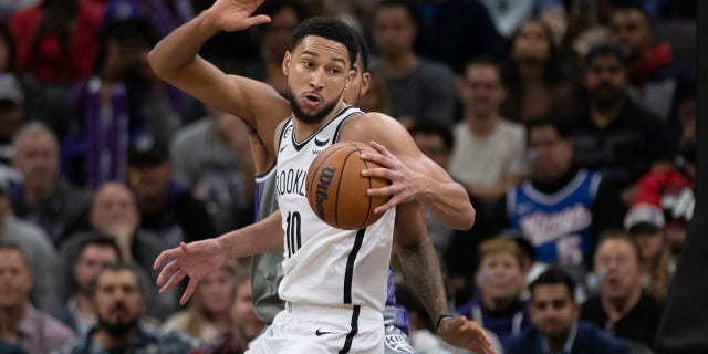 La guardia dei Brooklyn Nets Ben Simmons, n.