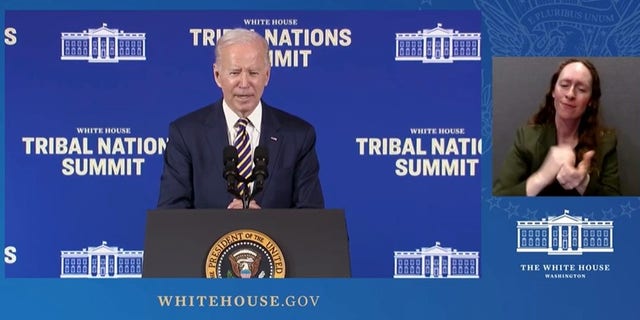 President Biden appeared to declare himself greatest president in U.S. history during the Tribal Nations Summit on Wednesday.