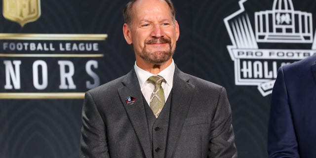 Pro Football Hall of Fame member Bill Cowher during the Hall of Fame Press conference during the NFL Honors on Febr 1, 2020 at the Adrienne Arsht Center in Miami.