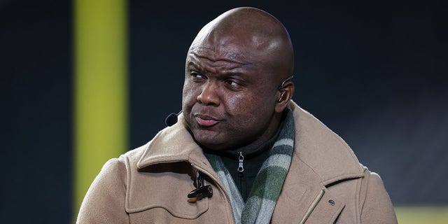 Former NFL player and current NFL analyst Booger McFarland looks on before the game between the Philadelphia Eagles and the Washington Commanders at Lincoln Financial Field on Nov. 14, 2022 in Philadelphia.