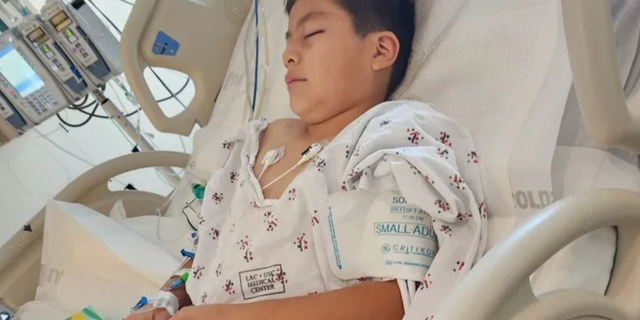 Braydon Medina, 9, remains hospitalized after he was stabbed inside a Target store in downtown Los Angeles.