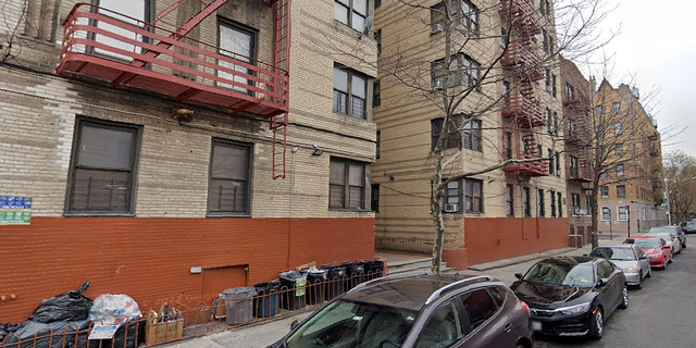 The children were found behind this apartment building in the Bronx borough of New York City on November 9, 2020.