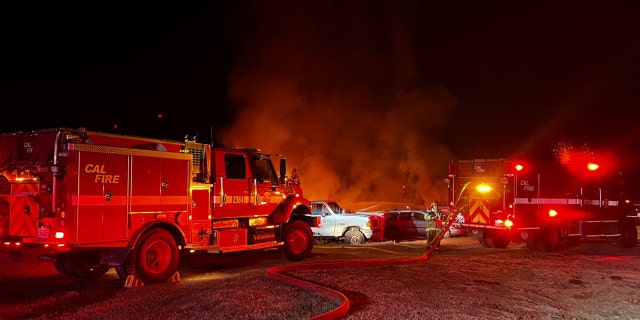 The CAL FIRE Nevada-Yuba-Placer Unit responds to the California fire