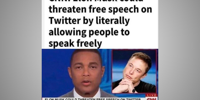 A satirical news article about CNN and Don Lemon posted by Elon Musk on Twitter.