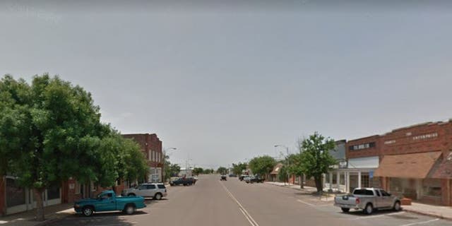 Rue principale, granit, Oklahoma