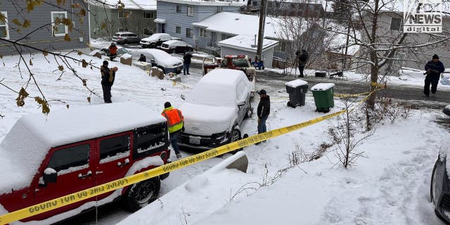 Police in Moscow, Idaho tow five cars in connection to the murder of four college students.