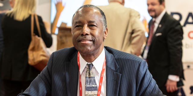 Former United States Secretary of Housing and Urban Development Dr. Ben Carson promotes his book during the Conservative Political Action Conference Texas 2022 conference at Hilton Anatole in Dallas Aug. 4, 2022.