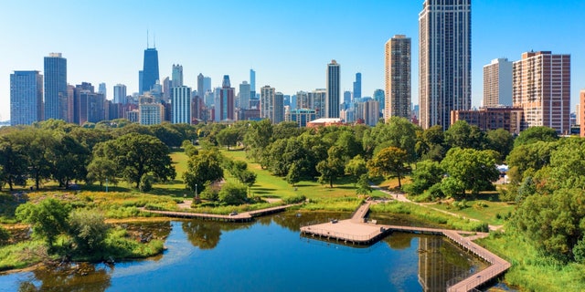 A view of Chicago's Lincoln Park. 